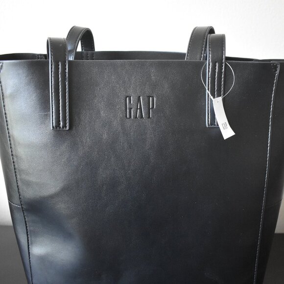 NWT Gap Synthetic Leather Tote Bag - Picture 2 of 5